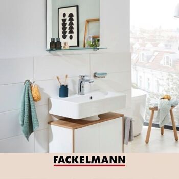 Porte savon salle de bain en verre et chromé Fackelmann Vision 5