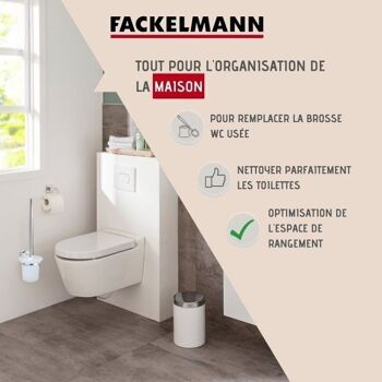 Brosse de toilette murale Fackelmann Vision 2