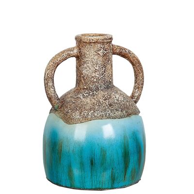 VASE TERRE CUITE 2 ANSES 20X20X30CM HM472564