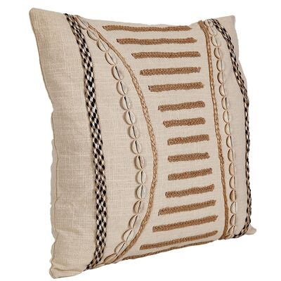 SHELL EMBROIDERY CUSHION HM491104