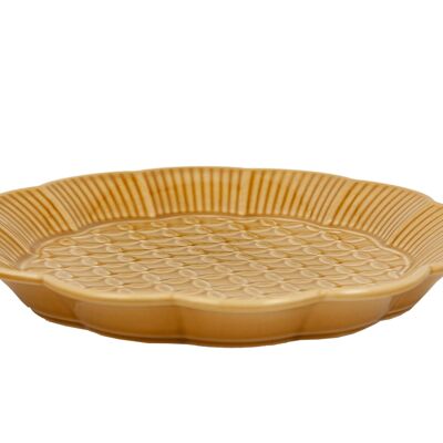 YELLOW CERAMIC PLATE HM843057