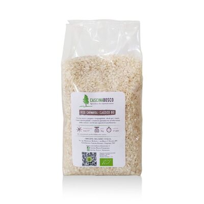 Klassischer weißer Bio-Carnaroli-Reis