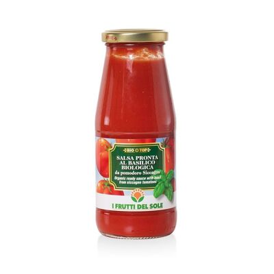 Salsa De Tomate Siccagno Ecológica Con Albahaca