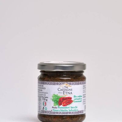 Pesto de hinojo silvestre y tomate seco 170 Gr.