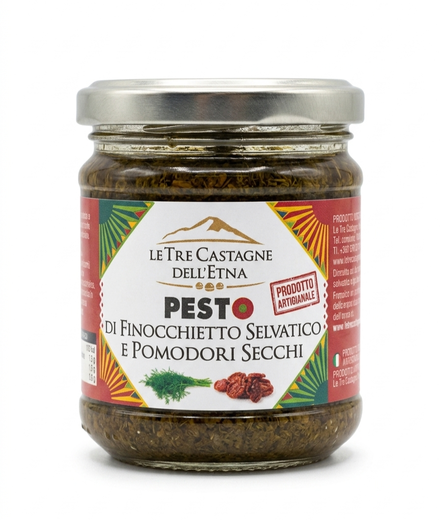 Wild fennel and dried tomato pesto 170 Gr.