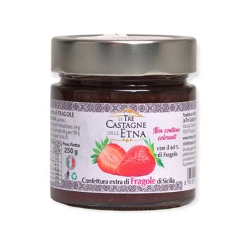 Confiture de fraises 250 gr. 1