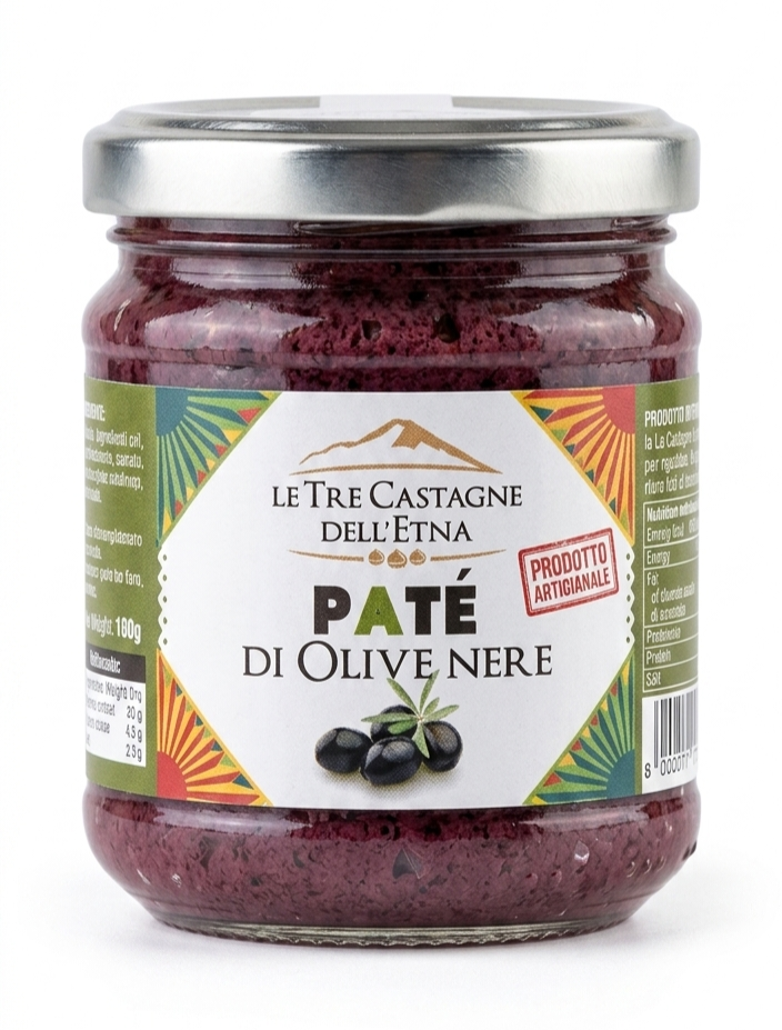 Black olive paté 170 gr.