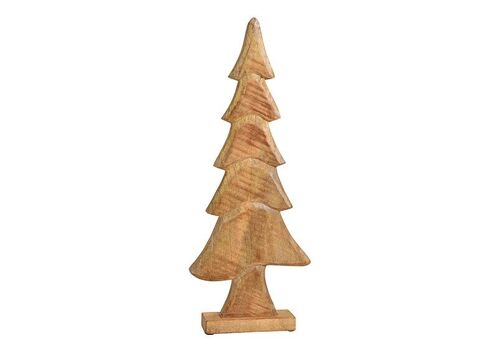 Tannenbaum aus Mangoholz Braun (B/H/T) 25x60x6cm