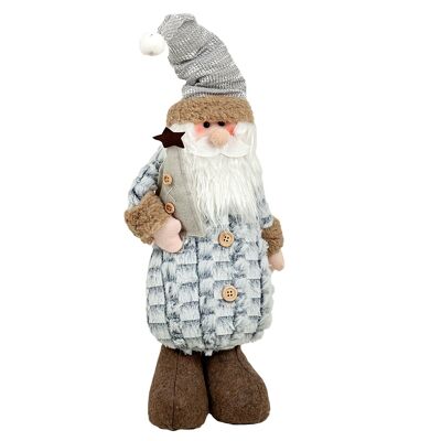 FIGURA DI NATALE BABBO NATALE 20X10X56CM HM843104