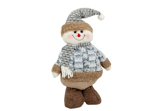 FIGURA NAVIDAD MUÑECO DE NIEVE 15X7X40CM HM843109