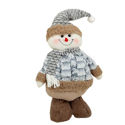 WEIHNACHTSFIGUR SCHNEEMANN 15X7X40CM HM843109