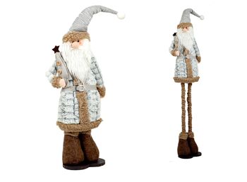 FIGURINE DE NOËL PÈRE NOËL EXTENSIBLE 19X9X60CM HM843112