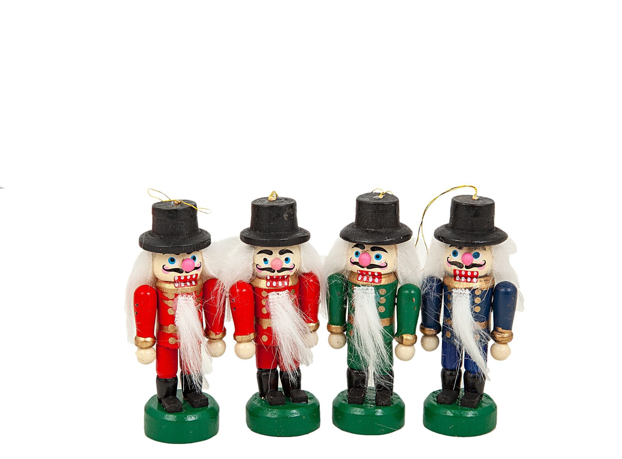 SET 4 NUSSKNACKER-HOLZFIGUREN HM843126