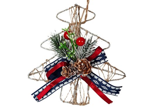 DECORACION ARBOL NAVIDAD ARBOL METAL HM843173