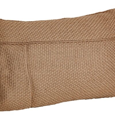 BROWN POLYESTER CUSHION HM843255