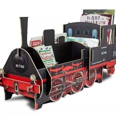 locomotive | Porte-revues en bois