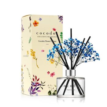 Cocodor fleurs bleues - 200 ml - Parfum Pure Coton 1