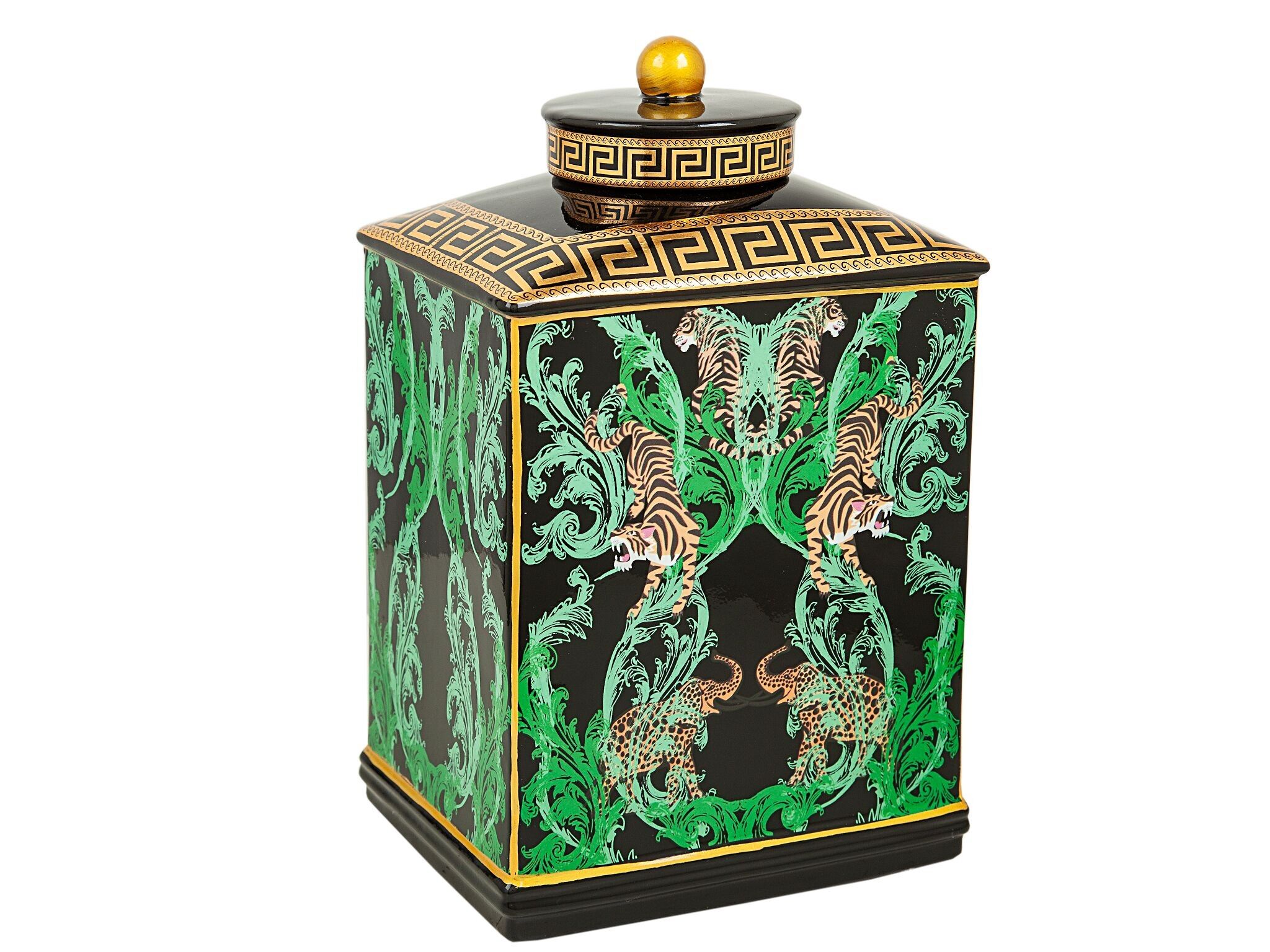 BARATTOLO IN PORCELLANA DECORATA HM843289