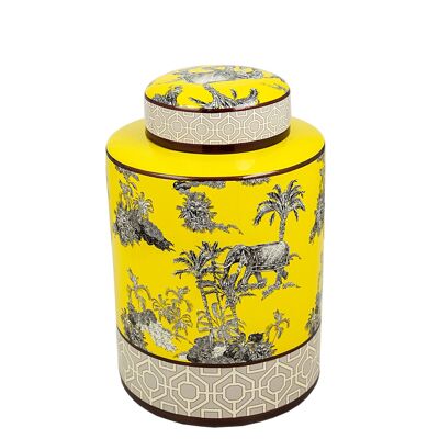 DECORATED PORCELAIN JAR 17X17X28CM HM843292