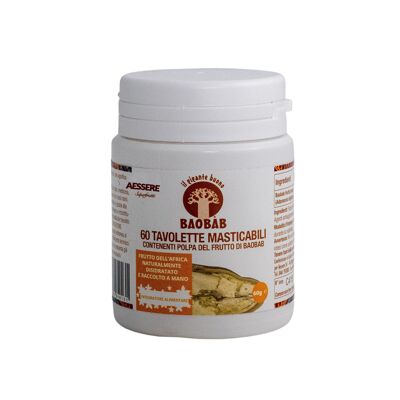 COMPRIMIDAS MASTICABLES DE BAOBAB