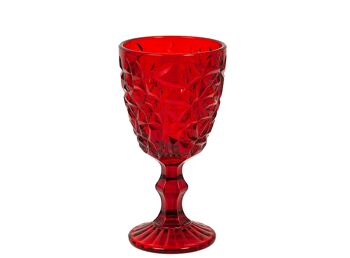 TASSE VERRE ROUGE 300ML 9X9X17CM HM843346