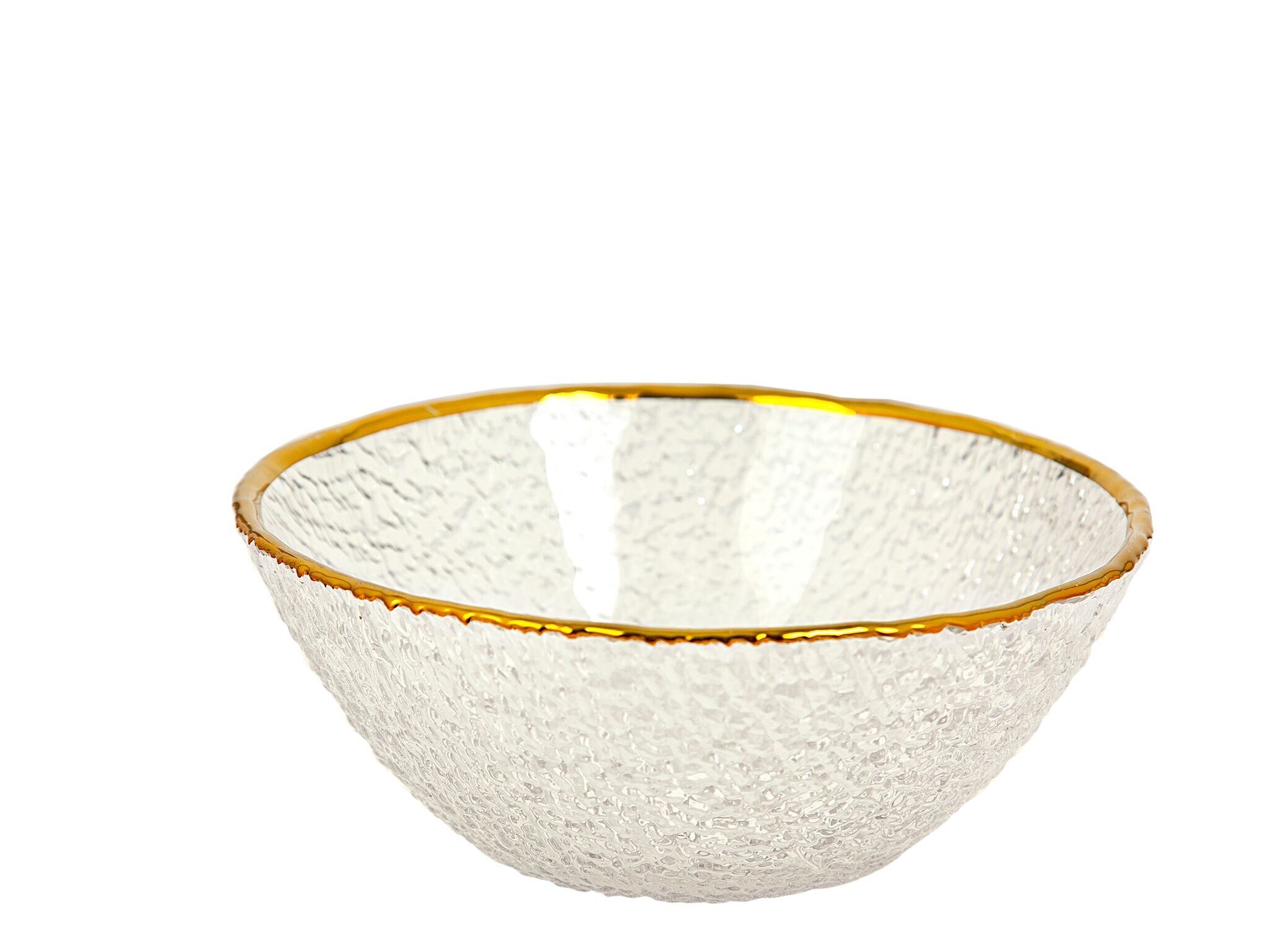 CIOTOLA IN VETRO BORDATO DORATO HM843360