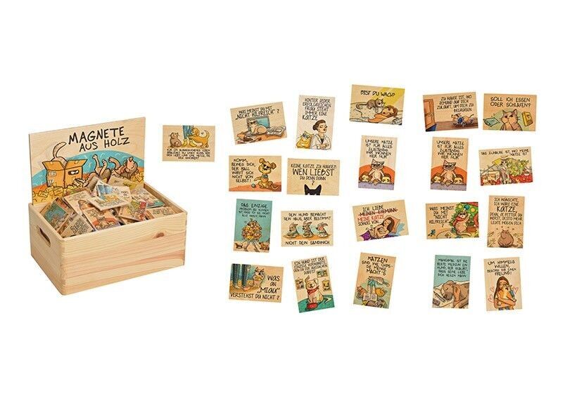 Magnete con detti in legno 21 volte