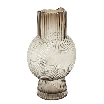 VASE EN VERRE FONCÉ HM843373