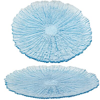 BLUE GLASS PLATE PLATE HM45433