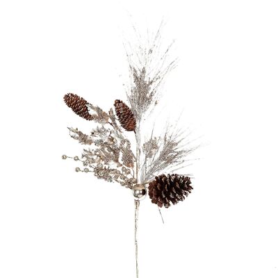 WAND WITH PINE CONES AND GOLDEN BRANCHES HM91004