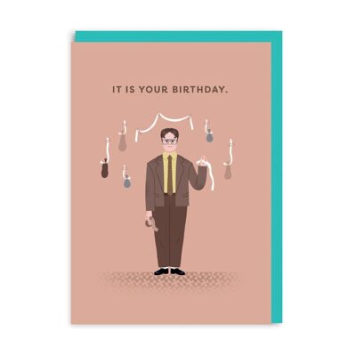 Tarjeta de cumpleaños de Dwight Schrute (8904)