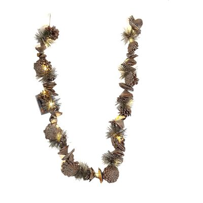 PINEAPPLE GARLAND WITH LIGHTS HM91067