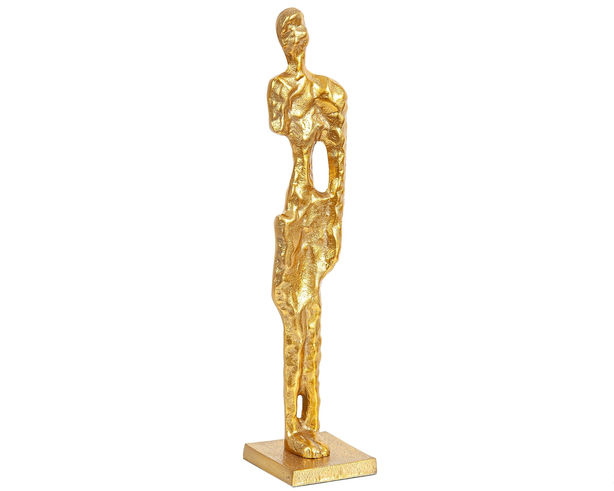 GOLDENE ALUMINIUM-MANNSKULPTUR HM33722