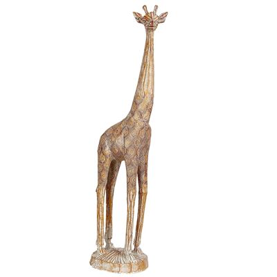 Giraffenfigur aus Kunstharz, 19,5 x 13,5 x 69,5 cm, HM102203