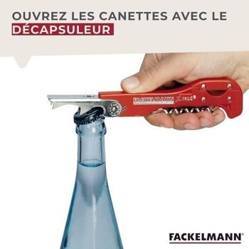 Tire-bouchon décapsuleur 13 cm Fackelmann Bar Concept 3