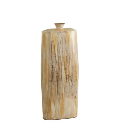 EMAILLIERTE ALUMINIUMVASE 23X13X54CM HM331004