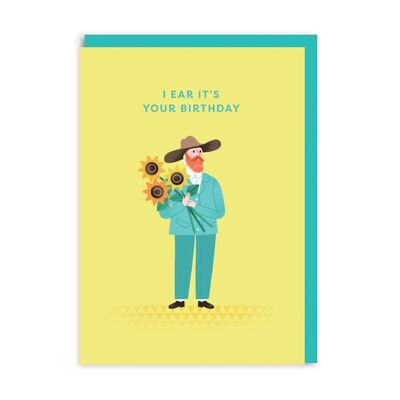 Van Gogh Ear Birthday Card (8897)