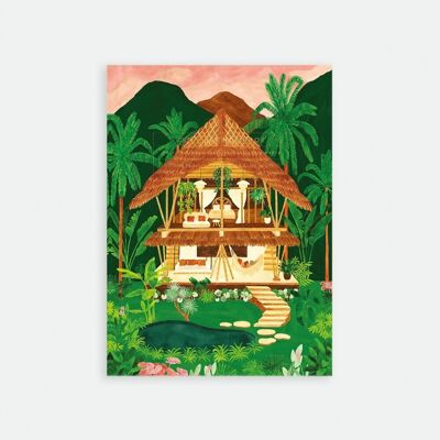 Notizbuch A5 Ubud-Haus