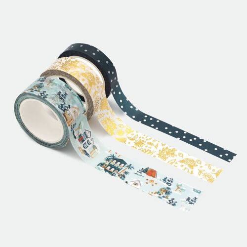 Washi tapes Snowy house