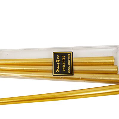 SET 4 GOLDEN PILLAR CANDLES HM843412