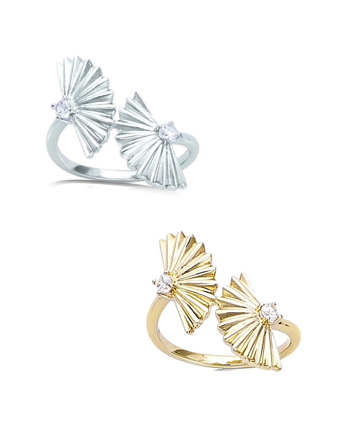 PAGODA-Ring vergoldet