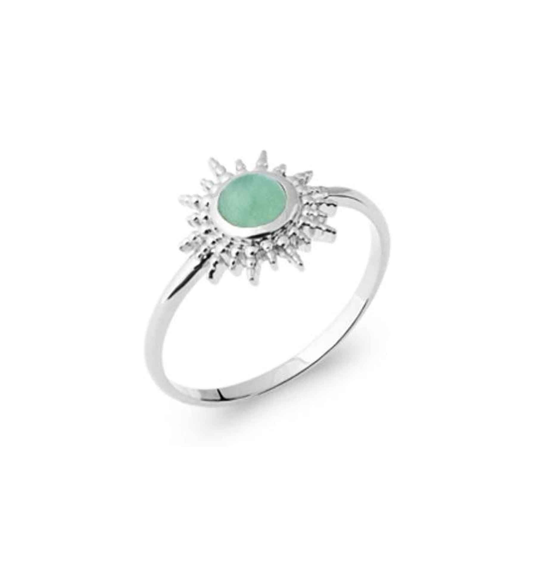 CALVI Ring aus Silber und Aventurin