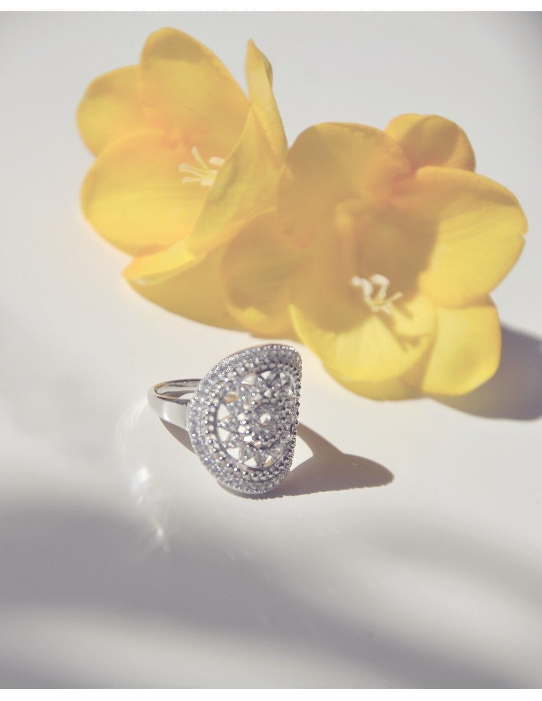 BRISBANE-Ring aus Silber und Zirkonium