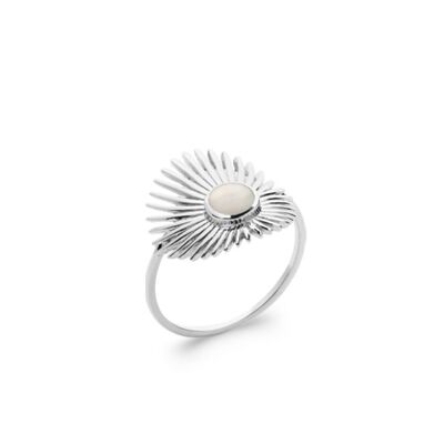 VENICE Ring in Silver and Mother-of-Pearl