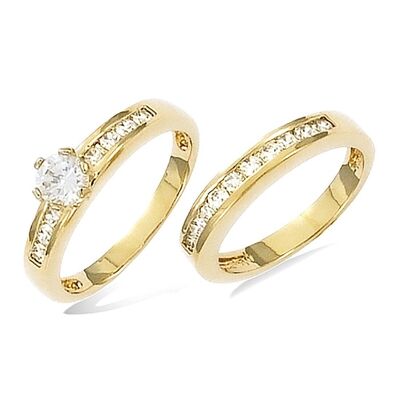 DUO Ring in Gold Plated and Zirconium