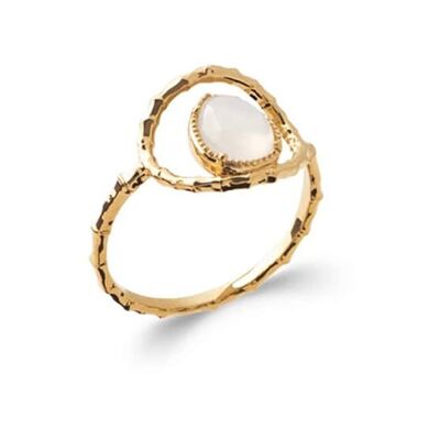 Anillo BUMP en baño de oro