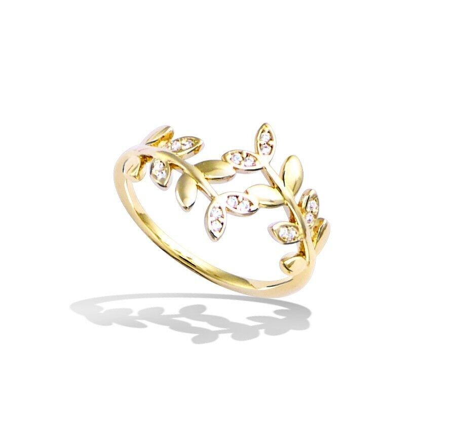 SPEZIA-Ring aus vergoldetem Zirkonium