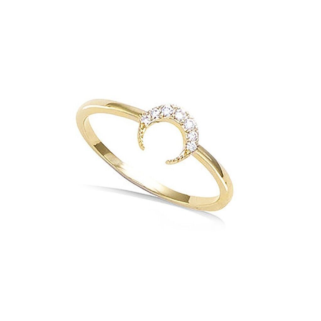 NIGHT SUMMER Ring aus vergoldetem Zirkonium