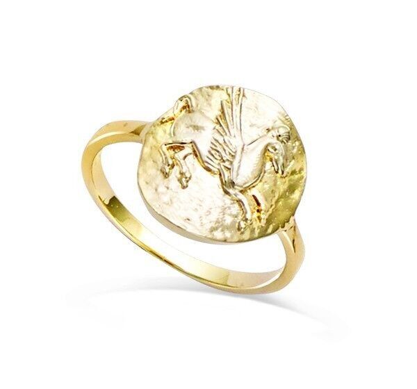 PEGASE-Ring vergoldet