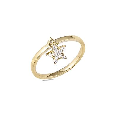 HOLLYWOOD Ring in Gold Plated